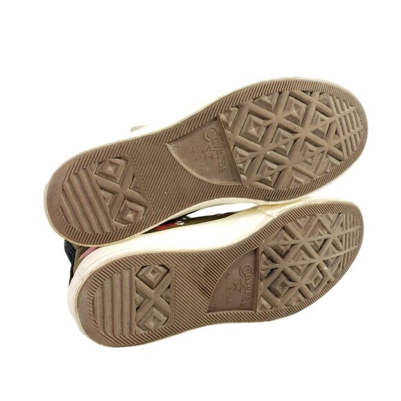 Comme Des Garçons Play X Converse Chuck Taylor All Star High Top Sneakers Olive/ - Picture 7 of 10